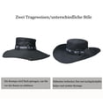 thumbnail image 3 of Sombrero de sol Bob, sombrero de pesca con ala ancha, sombrero de sol ajustable, sombrero de algodón, sombrero de verano con protección UV, 3 of 5