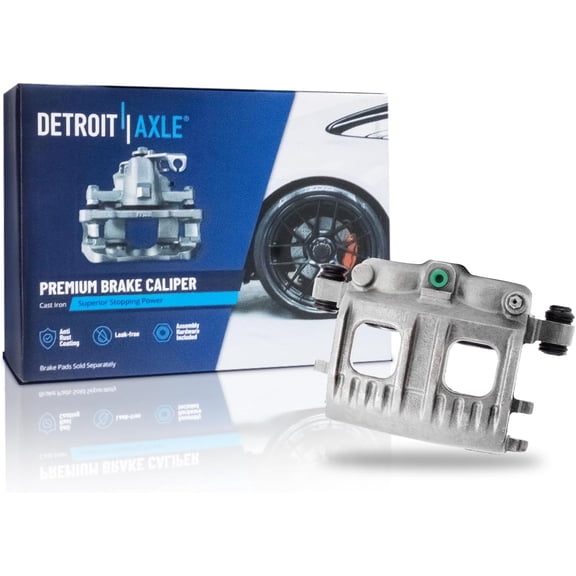 Detroit Axle - Front Right Brake Caliper for Ford Expedition F-150 F-250 Lincoln Navigator, Passenger Side Disc Brake Caliper 1999 Replacement