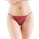 thumbnail image 1 of Gibobby Lenceria mujer sexy Día de San Valentín Calzoncillos de encaje sexy para mujer Bragas ahuecadas Bragas de encaje de ganchillo Tangas G String Lencería Ropa interi(Vino, CH), 1 of 5
