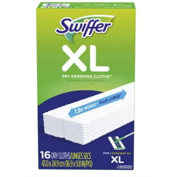Swiffer Sweeper X-Large Disposable Sweeping Cloths, 16-Count Boxes Pack of 3
