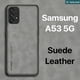 thumbnail image 2 of Funda Cuero Gamuza Para Samsung Galaxy A53 5G Case Toque Cómodo Anti-huella digital Botones a prueba de golpes Presione fácilmente Proteger la cámara Proteger la pantalla Anti-caída Borde de TPU suave Gao Jiahui unisex, 2 of 2