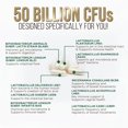 thumbnail image 4 of Probiotics 50 Billion CFU per Serving - 10 Strains + Prebiotics - Digestive Health, Gut & Immune Support - Occasional Constipation, Gas & Bloating Support for Women & Men, Bottled USA - 60 Capsules, 4 of 10