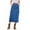 Blue7, variant on fatyb Cargo Skirts for Women Fashion High Waist Midi Denim Skirts Street Style Long Denim Skirt