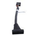 thumbnail image 4 of 3pcs 15cm USB 3.0 20 Pin Header Male to USB 2.0 9 Pin Female Adapter Cable, 4 of 8