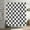 Grey, variant on Checkered Shower Curtain, Black and White Shower Curtains for Bathroom, Cute Retro Checkerboard Shower Curtain Vintage Aesthetic, Machine Washable Fabric Shower Curtain, 72''''x72''''