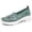 Green, variant on ibiyuan Orthopedic Dress Sneakers Women Arch Support Women's Walking Shoes Knit Upper Embroidery Non- Sole Women's Fashion Sneakers Soft Hands-Free Mary Jane Shoes Women Soft Shoes