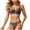 Gray, variant on Women's Push up Lace Bra & Panty Set, Bow Lace Trim Adjustable Strap Bralette Matching Underwear Set Beige Ladies Convertible Straps Bra 36