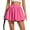 Rose Pink, variant on G4Free Chillwhisp Bubble Tennis Skirts for Women - 14" Mini Athletic Ruffled Hem Casual Skorts Inner Shorts with 4 Pockets