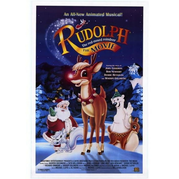 Pop Culture Graphics MOVEE4096 Rudolph the Red-Nosed Reindeer The Movie Movie Poster, 11 x 17