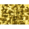 thumbnail image 1 of Ahgly Company Machine Washable Indoor Rectangle Abstract Yellow Modern Area Rugs, 8' x 10', 1 of 4