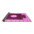 thumbnail image 2 of Ahgly Company Indoor Rectangle Abstract Purple Modern Area Rugs, 3' x 5', 2 of 4