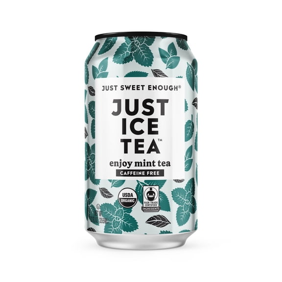 Just Ice Tea Enjoy Mint Tea, Organic - 12 floz