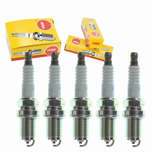 5 pc NGK Standard Spark Plugs compatible with Volvo XC90 2.5L L5 2003-2006