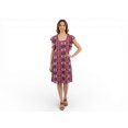 thumbnail image 1 of Chemin de Moda Robe Midi à Fleurs pour Femme à Manches Volantées, Robe d'Été à Encolure Carrée, 1 of 1