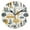 Black, variant on Cars Tree Building Round Wall Clock Battery Operated Silent Non-Ticking Bedroom Office Kitchen Home School Decor 10"(Black)