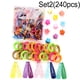 thumbnail image 4 of Colorful Hair Ties Set Hair Scrunchies For Girls Women, Elastic Ponytail Clips Holders Rubber Band For Hair, Traceless Hair Ropes Set Hair Elastics For Baby, 4 of 5