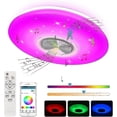 thumbnail image 1 of Led Ceiling Light, 24w Ceiling Lamp With Remote Control Bluetooth Speaker, Rgb Living Room Lamp, 1 of 5