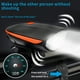 thumbnail image 4 of Luz LED con claxon de 120dB - Faro recargable por USB, 5 modos, impermeable IP44, fácil instalación para bicicletas de carretera - Negro, Rosa, Rojo, Azul, Verde, Naranja, 4 of 6
