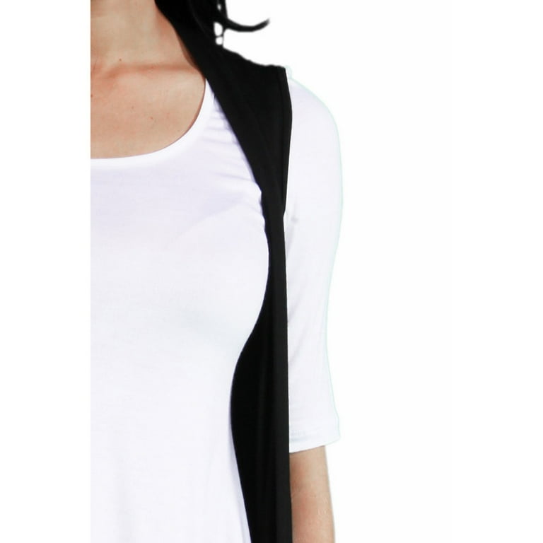 24/7 Comfort Women's Sleeveless Long Shrug