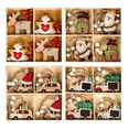 thumbnail image 3 of Colgantes de madera para Navidad, adornos navideños para árbol de Navidad, regalos de Feliz Año Nuevo, 2023, 2024, 3 of 4