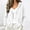 White, variant on WIZUTIZ Women's Solid Color Corduroy Button Down Hoodie Drawstring Jacket Long Sleeve Loose Fit Casual Fall Winter Coat with Pockets