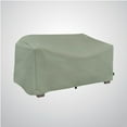thumbnail image 2 of Modern Leisure Basics Patio Loveseat Cover, Small, 55"L x 33"W x 38"H, Sage Green, 2 of 12