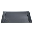 thumbnail image 1 of Dacasso Rustic Black Leather 34" x 20" Side-Rail Desk Pad, 1 of 5