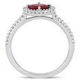 thumbnail image 4 of Everly Women's Ruby 14K White Gold Engagement Ring, 4 of 7