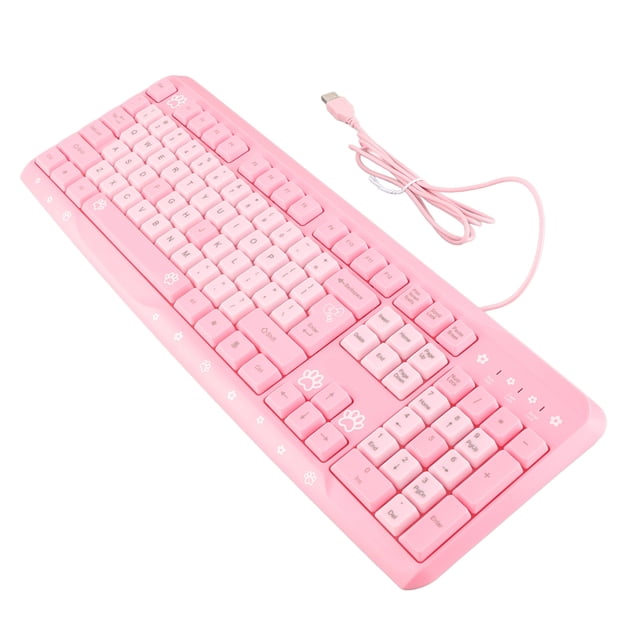 Teclado USB, teclado USB con cable ultrafino Silentkeyboard teclado de computadora diseñado para la perfección