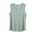 thumbnail image 3 of Weikingp Camisole Tops For Women Built In Bra Womens Tank Tops Long Tank Tops For Women Summer Tank Tops For Women Fitted Tank Tops For Women Green 5XL, 3 of 7