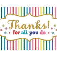 thumbnail image 3 of Colorful Design Thanks Banner Glitter Text Appreciation Decoration for Teacher's Day Employee Recognition Party Decor, 3 of 7