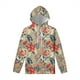 thumbnail image 2 of Sudadera con capucha para hombre de Harajuku con estampado gráfico de flores en 3D, ropa informal de gran tamaño, jerséis florales abstractos de gran tamaño de Harajuku, 2 of 5
