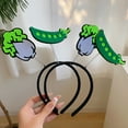 thumbnail image 6 of Tnobhg Funny Vegetable Fruit Decor Headband Spring Design Eggplant Carrot Hairband Cartoon Hair Hoop Photo Props Hair Accessories, 6 of 7