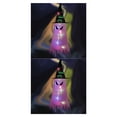 thumbnail image 1 of Injueey El sombrero de luces LED de vacaciones de Halloween que brilla intensamente se puede usar en la cabeza o como un sombrero de Dämonenaugen leuchten rosa 2piezas, 1 of 6