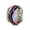 White, variant on 925 Sterling Silver Oxidized Reflections Purple Dichroic Glass Bead Charm 11.82x5.45mm Wide Pendant Necklace for Women