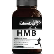 NatureBell HMB Supplement, 1000mg, 180 Capsules