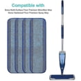 thumbnail image 3 of Replacement Microfiber Cleaning Pads For Bona Wet&dry Mop, 18 Inch, 3 of 4