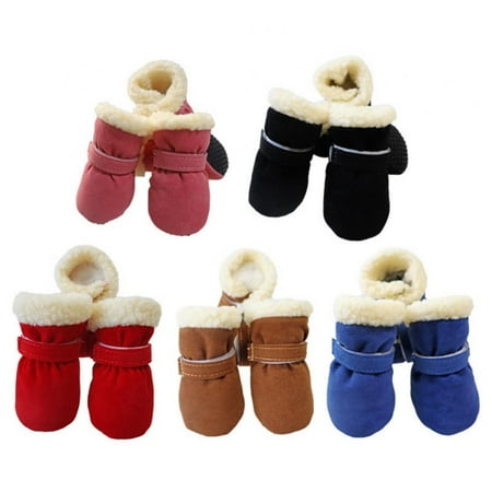 Winter Pet Dog Shoes Anti-slip Snow Boots Thick Warm Cat Puppy Shoes Socks Boots for Chihuahua Yorkshire