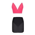 thumbnail image 3 of Bovxnpu Womens High Waisted Bikini Set Sporty 2 Piece Swimsuits Bathing Suits, Swimwear Women's Sleeveless Bikini Swimsuits Push-Up Padded Swimwear Swimsuits Blouse Set, 3 of 3