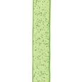 thumbnail image 6 of Offray Ribbon, Citrus Green 1 1/2 inch Wired Edge Sheer Polyester Ribbon, 9 feet, 6 of 8