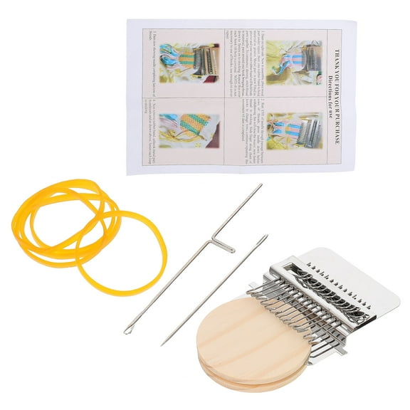 DINHEAROM Leisure Time Simple Design Weaving Wood 1 Set 4.7x2.8in