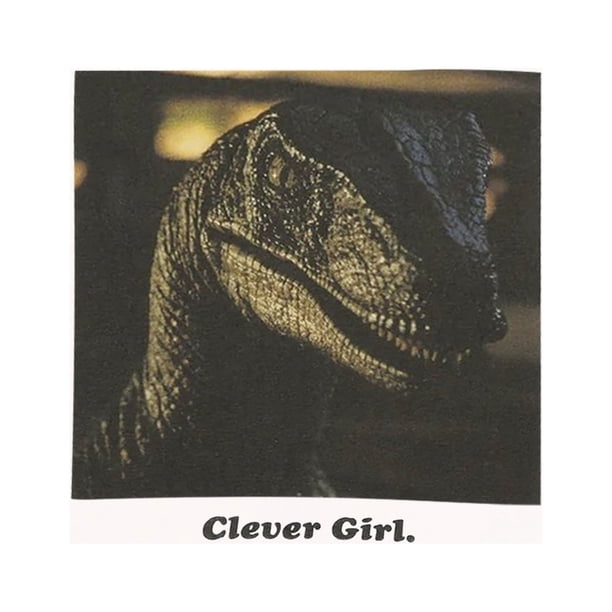 Jurassic Park - Camiseta Clever Girl para Hombre (Blanco)