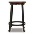 thumbnail image 4 of Signature Design by Ashley Challiman Industrial Counter Height Bar Stool, Brown (Set of 2), 4 of 7