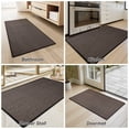 thumbnail image 7 of SIXHOME Bathroom Rugs Non Slip Bath Mat Super Absorbent Woven Braided Bathmat Thin Soft Quick Dry Bath Rugs with Rubber Backing Machine Washable Farmhouse Bathroom Mats Fits Under Door 24"x35" Black, 7 of 7