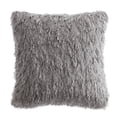 thumbnail image 2 of VCNY Home Keegan 18" x 18" Harbor Mist Polyester Solid Shag Decorative Pillow, 2 of 5