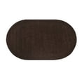 thumbnail image 3 of Better Trends Oval Braided Rug 96"x 120" 100% Cotton Rug for Indoor Use, Area Rug for Bedroom Chenille Solid Collection - (Chesnut), 3 of 6