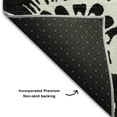 thumbnail image 3 of Addison Rugs Mayfield Washable Transitional Floral Black Rectangle Rug, 1'8" x 2'6", 3 of 5