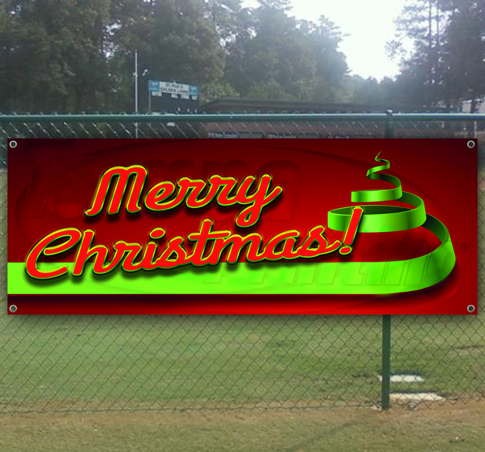 Heavy-Duty Vinyl Single-Sided with Metal Grommets Non-Fabric Christmas Fest 13 oz Banner Heavy-Duty Vinyl Single-Sided with Metal Grommets Non-Fabric Christmas Fest 13 oz Banner