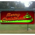 thumbnail image 1 of Merry Christmas 2 13 oz Vinyl Banner With Metal Grommets, 1 of 4
