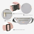 thumbnail image 3 of Student Party leisure purse PU multi-style fashion Korean couple shoulder purse commuter bag - grey, 3 of 5